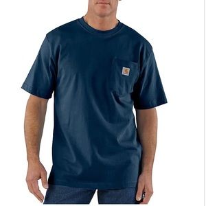 Carhartt Loose Fit Heavyweight Pocket T  - NAVY L